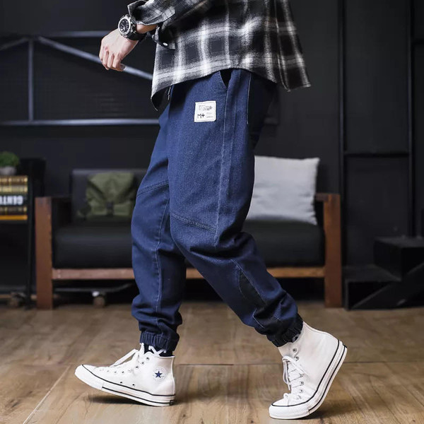 Jean Cargo Ample en Denim Jean Cargo Ample en Denim zaxx