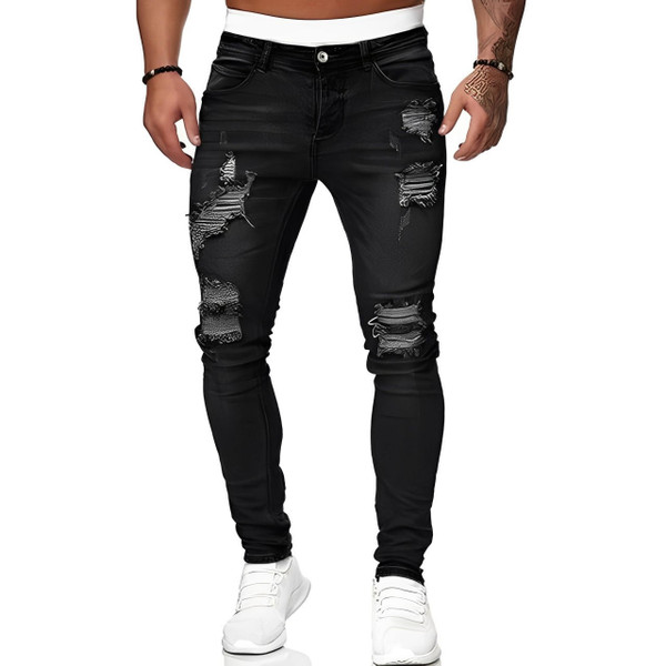 Jean Skinny Destroy en Denim zaxx