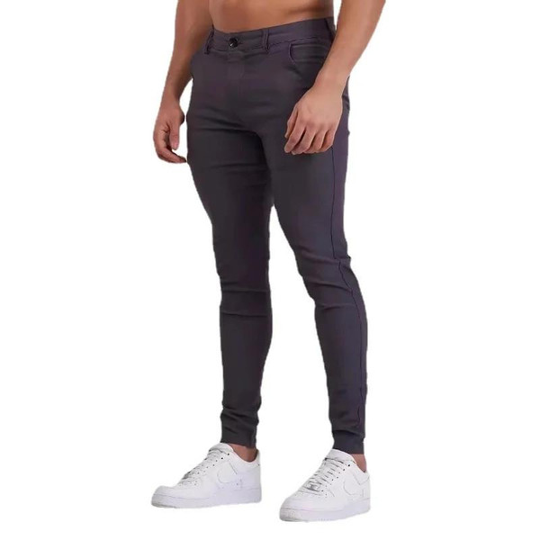 Pantalon Slim Uni Décontracté zaxx