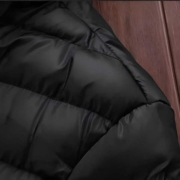 Veste Unie Matelassée à Capuche Veste Unie Matelassée à Capuche zaxx