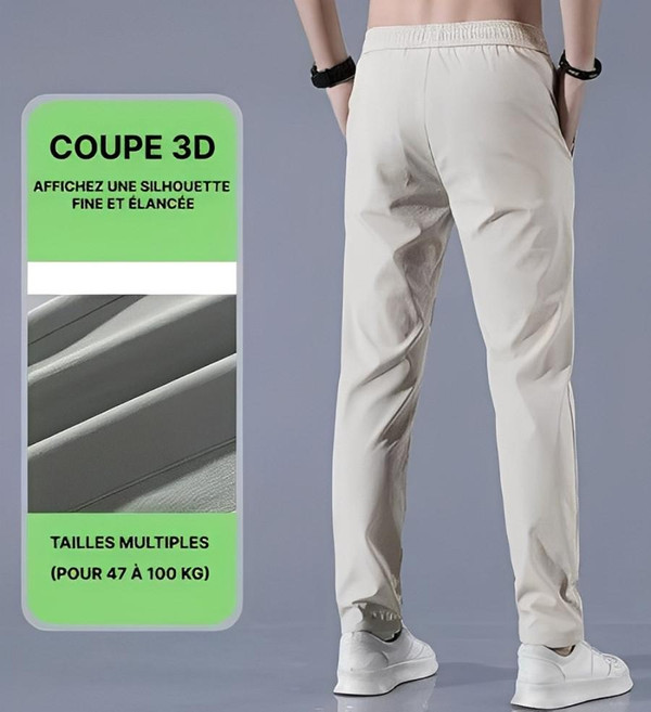 Pantalon Homme Léger Extensible à Séchage Rapide Pantalon Homme Léger Extensible à Séchage Rapide zaxx
