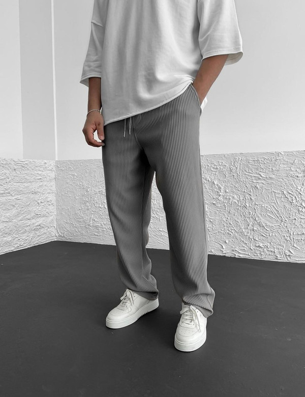 Pantalon Côtelé Coupe Décontractée zaxx
