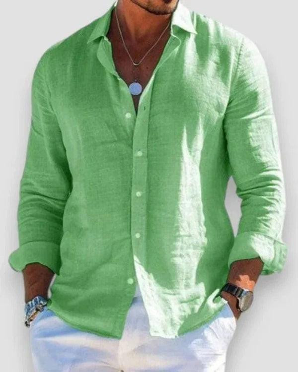 Chemise d'Été Classique et Décontractée Van Der Waal™ Chemise d'Été Classique et Décontractée Van Der Waal™ zaxx