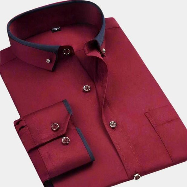 Chemise Classique pour Homme à Manches Longues Rossi Roma™ Chemise Classique pour Homme à Manches Longues Rossi Roma™ zaxx