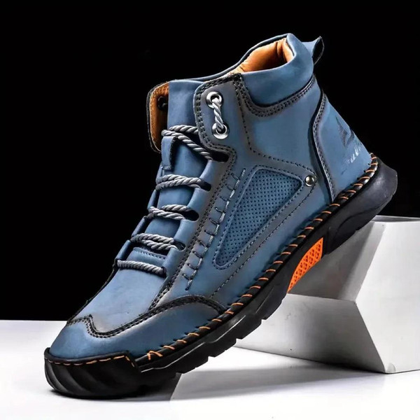 Chaussures Hautes en Cuir Savrani™ Chaussures Hautes en Cuir Savrani™ zaxx