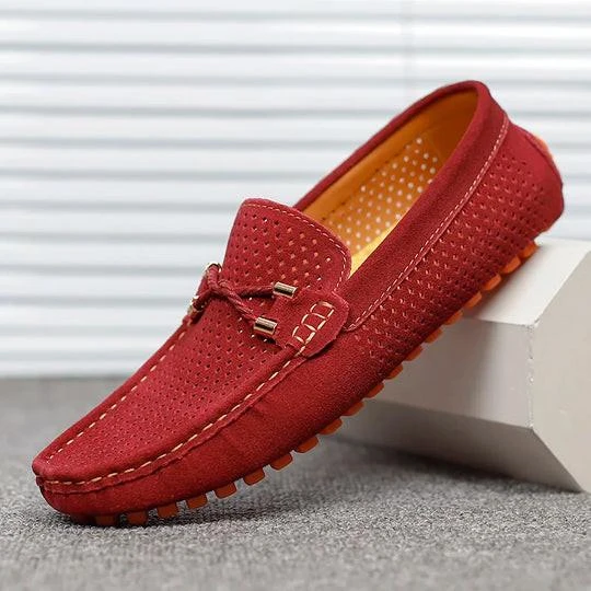 Mocassins en Cuir Perforé – Gianni™ zaxx