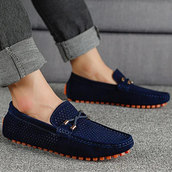 Mocassins en Cuir Perforé – Gianni™ zaxx