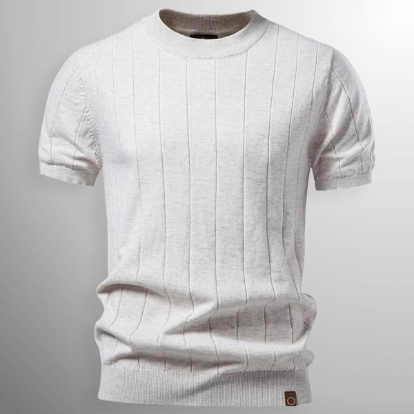 T-shirt Côtelé de Luxe – Luca™ zaxx