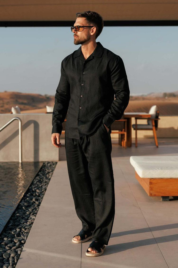 Pantalon en Lin pour Homme – Élance™ zaxx