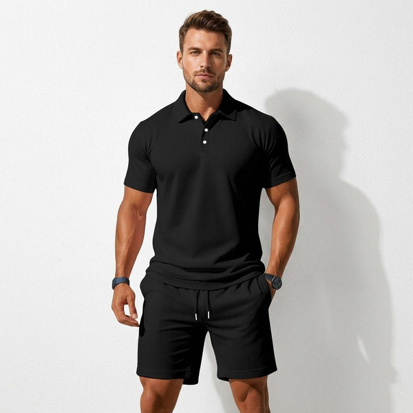 Ensemble Homme Polo Et Short Élégant – Milan™ zaxx