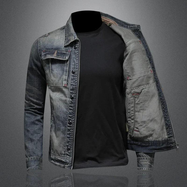 Veste en Denim Premium – Ellis et Carter™ zaxx