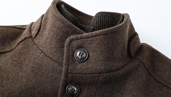 Manteau Coupe-Vent en Laine Manteau Coupe-Vent en Laine zaxx