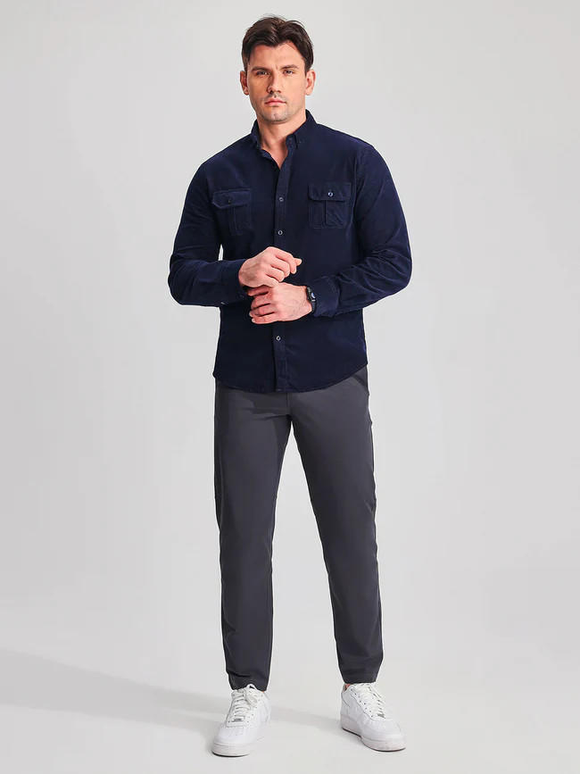 Chemise Légère Huk Waypoint Edisto - Gris Camouflage, Manches Longues, UPF 50+, Taille S