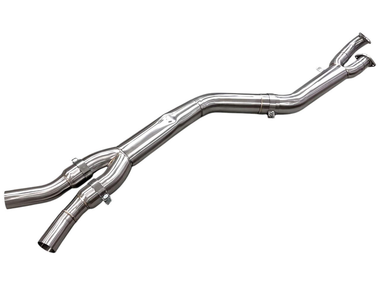 meeeeppp For Kawasaki Ninja ZX10R 2011-2015 Mid Exhaust Pipe 61mm