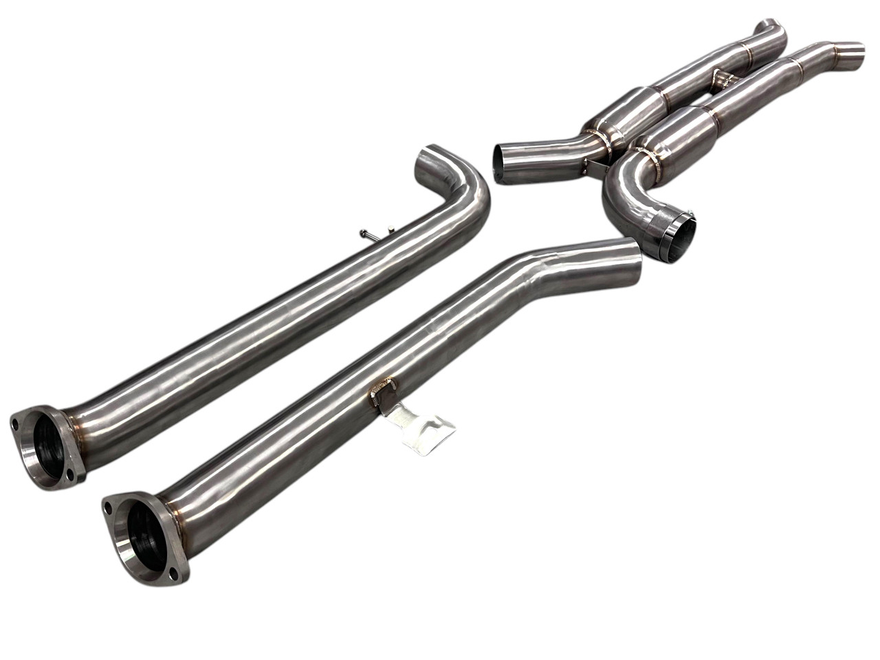 クラブ M2 10.5 MAD Resonated H-Pipe Midpipe for BMW G87 M2 – Enhanced Sound & Flow