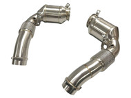 MAD S68 300 Cell Race Catted Primary Downpipes for BMW X5M, X6M, XM & G90/G99 M5 | No CEL Guarantee
