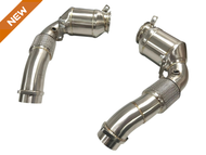 MAD S68 300 Cell Race Catted Primary Downpipes for BMW X5M, X6M, XM & G90/G99 M5 | No CEL Guarantee