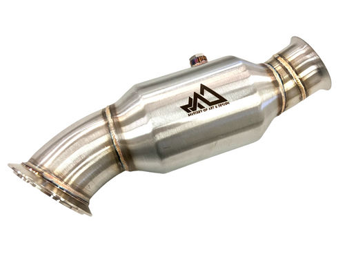 MAD N55 Catted Downpipe BMW M135 M235 M2 335 435 4.0"