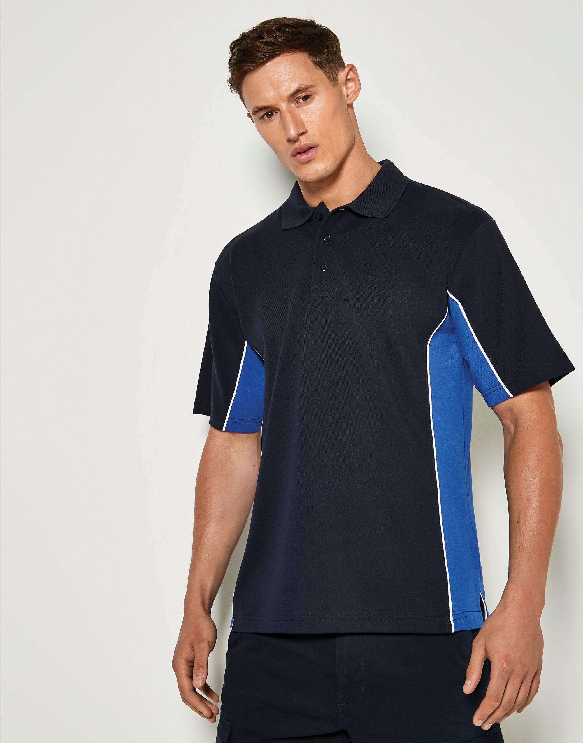 Contrast Polo Shirts