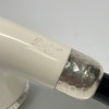 Barling 1812 Ivory Silver Cap Bent Meerschaum Smooth