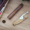 Le Petit Compass Nicaragua Acacia Burl Cigar Knife