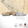 Le Petit Compass Nicaragua Acacia Burl Cigar Knife