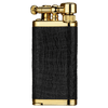 IM Corona Old Boy Black Sandblast Gold Pipe Lighter