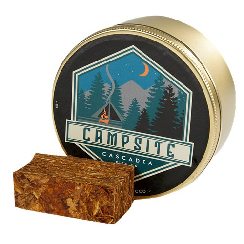 cascadia tobacco Campsite 1.76 oz Tin Cascadia Ponderosa Pipes - PIPES