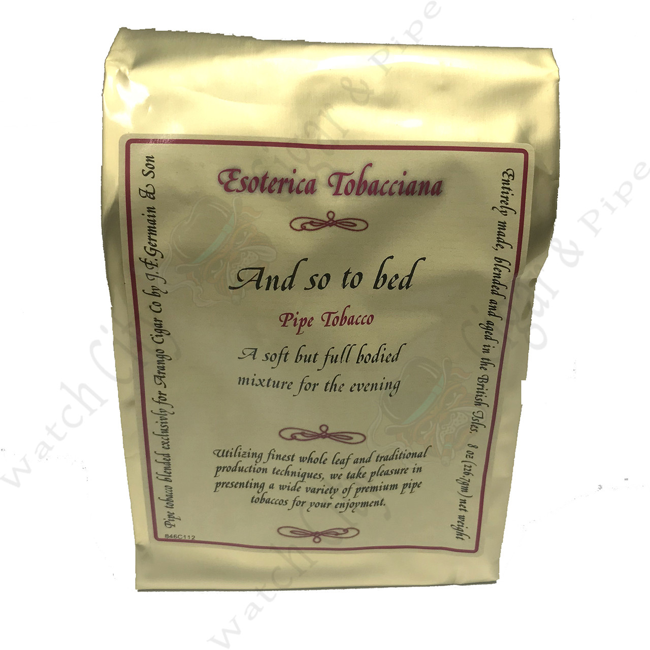 Esoterica And So to Bed 8oz Bag Pipe Tobacco