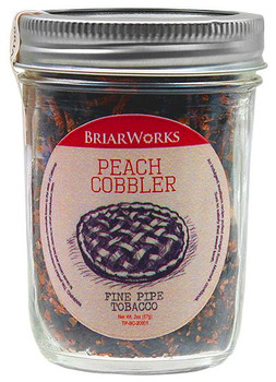 Briarworks Tobacco "Peach Cobbler" 2 oz Mason Jar