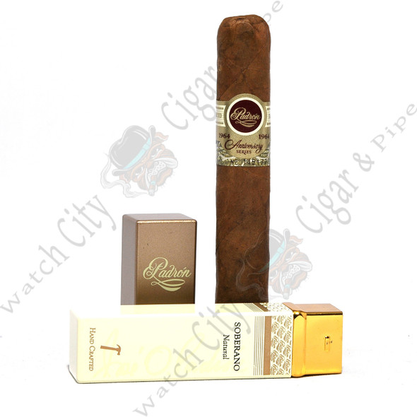 Padron 1964 Anniversary Series "Soberano" Natural 52 x 5 Square Tubos