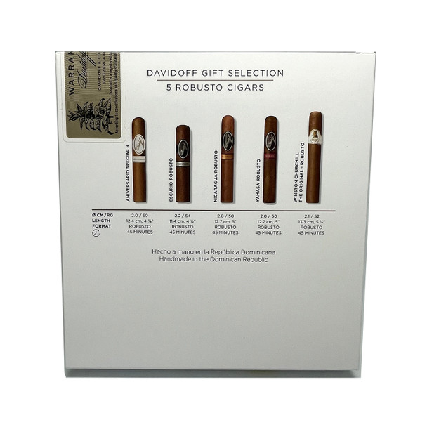 Davidoff 5 Robusto Gift Selection