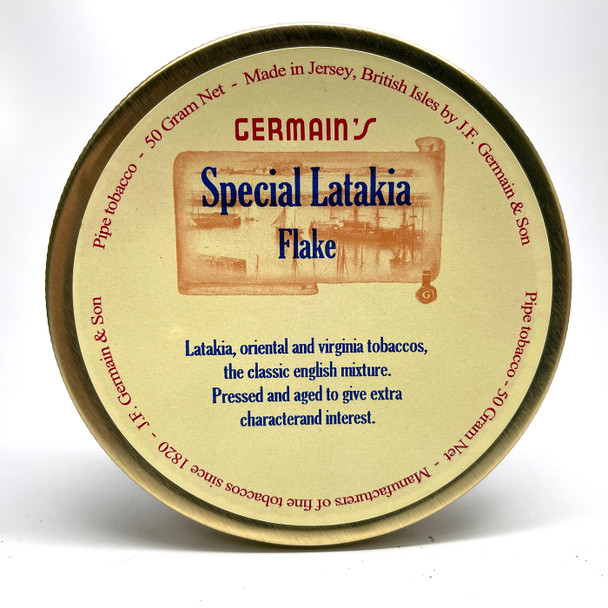 Germain Special Latakia Flake  1.76 oz Tin