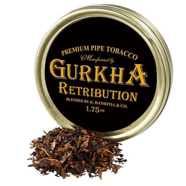 Gurkha Retribution Pipe Tobacco 1.75 Ounce Tin