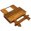 Whitecap Whitecap Teak Solid Top Fold Away Table [60031] 60031 MyGreenOutdoors