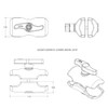 RAM Mounting Systems RAM Mount Double Socket Short Arm f/3-3/8" E Size Ball Base [RAM-E-201U-D] MyGreenOutdoors
