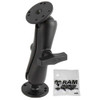 RAM Mounting Systems RAM Mount 1.5" Ball Marine Electronic Rugged Use Surface Mount f/Garmin echo 200, 500c & 550c [RAM-101-G4] MyGreenOutdoors