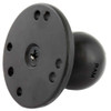 RAM Mounting Systems RAM Mount 2.5" Round Base w/0.31-18 Female Thread & 1.5" Ball - AMPs Pattern [RAM-202U-MT1] MyGreenOutdoors