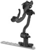 RAM Mounting Systems RAM Mount RAM-ROD Rod Holder with Spline Post, Extension Arm and Track Base [RAP-114-PA-421] MyGreenOutdoors