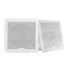 FUSION FUSION FM-65SW FM Series 6.5" 120 Flush Mount Square Marine Speakers - White Grill - 120W [010-02299-10] MyGreenOutdoors