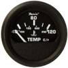 Faria Beede Instruments Faria Euro Black 2" Water Temperature Gauge - Metric (40 to 120 C) [12814] MyGreenOutdoors