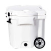 LAKA Coolers LAKA Coolers 30 Qt Cooler w/Telescoping Handle Wheels - White [1079] MyGreenOutdoors