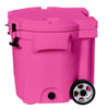 LAKA Coolers LAKA Coolers 30 Qt Cooler w/Telescoping Handle Wheels - Pink [1081] MyGreenOutdoors