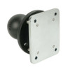RAM Mounting Systems RAM Mount Drill-Down Dashboard Ball Base w/Backing Plate - C Size [RAM-202-225-2U] MyGreenOutdoors