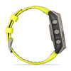 Garmin fenix 8 - 47 mm, Solar, Sapphire, Titanium with Amp Yellow/Graphite Silicone Band