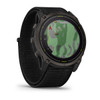 Garmin Enduro 3 51mm Solar Sapphire Carbon Gray DLC Titanium with Black UltraFit Nylon Strap