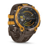 Garmin Instinct Crossover AMOLED Bronze/Sunburst with Cocoa Silicone Band