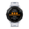 Garmin Forerunner 265 - Whitestone with Tidal Blue Band
