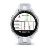 Garmin Forerunner 965 - Titanium with Whitestone/Powder Gray Band