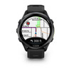 Garmin Forerunner 970 - Carbon Gray DLC Titanium with Black/Whitestone Band